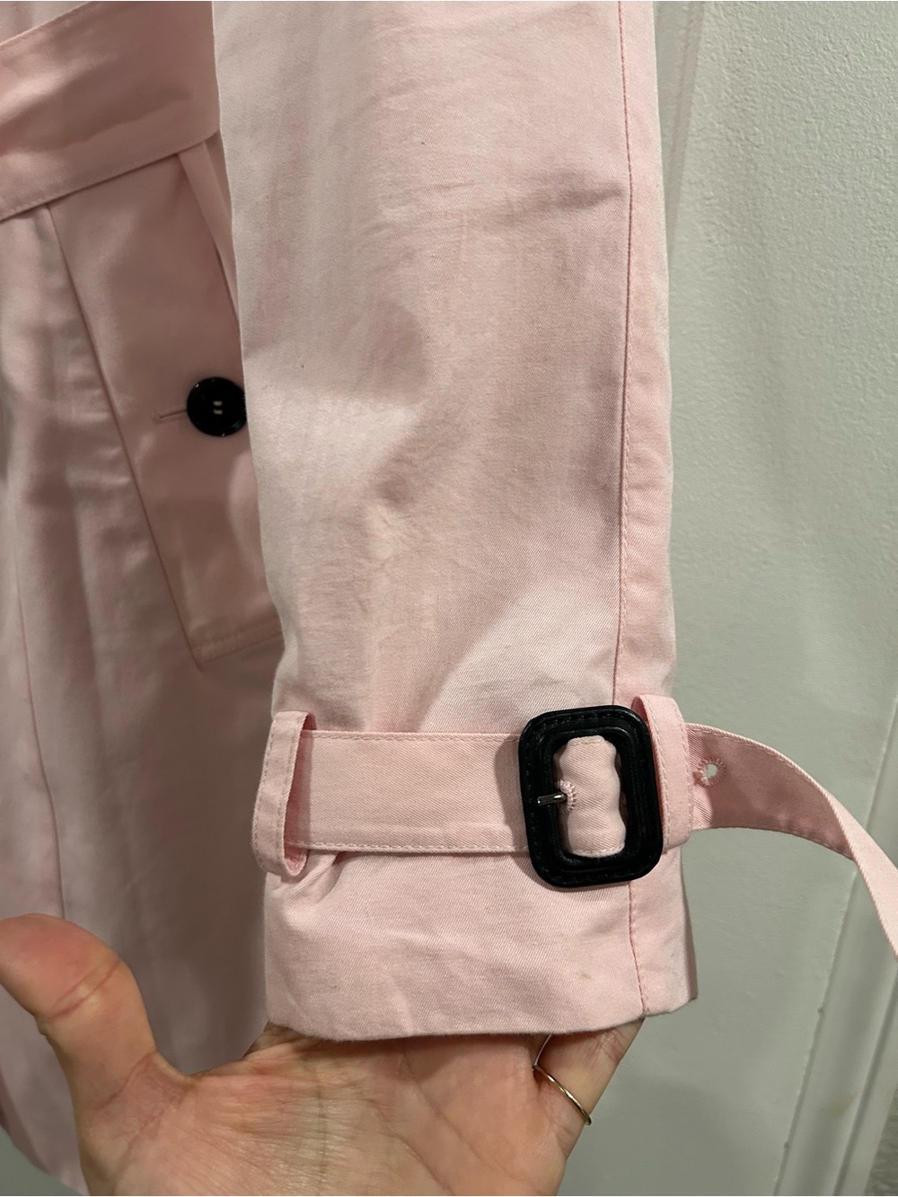Rare vintage Burberry Prorsum dusty pink cotton trench coat - Picture 6 of 16